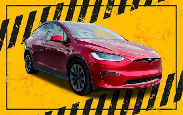 used 2023 Tesla Model X car, priced at $45,900