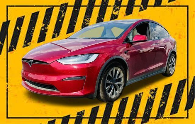 used 2023 Tesla Model X car, priced at $45,900