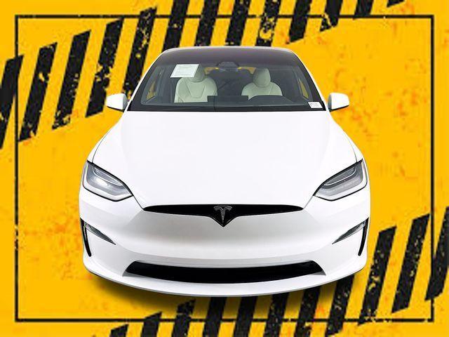 used 2022 Tesla Model X car, priced at $57,995