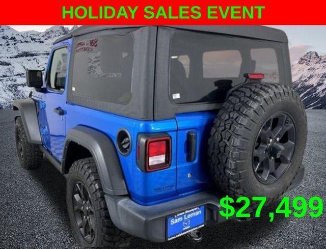 used 2022 Jeep Wrangler car, priced at $27,499