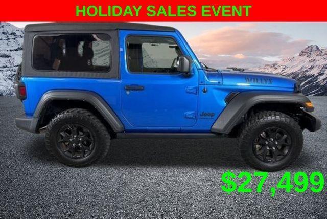 used 2022 Jeep Wrangler car, priced at $27,499