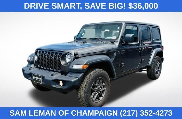 used 2024 Jeep Wrangler car, priced at $36,000