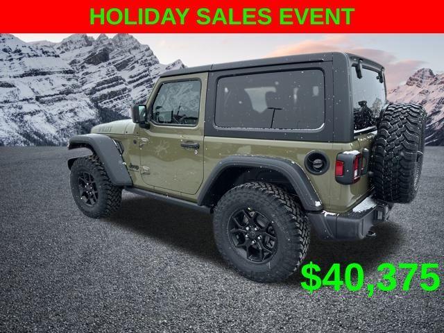 new 2025 Jeep Wrangler car, priced at $40,375