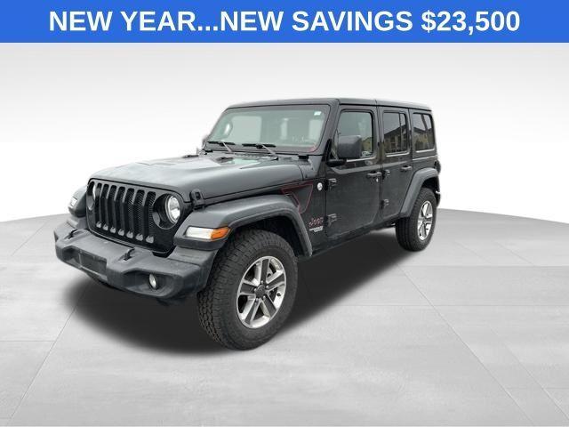 used 2018 Jeep Wrangler Unlimited car, priced at $23,500