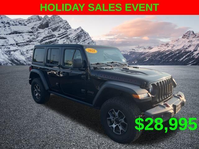 used 2021 Jeep Wrangler Unlimited car, priced at $28,995