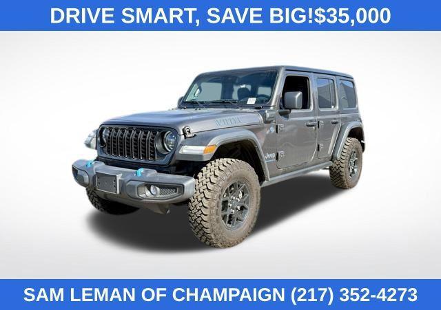 used 2024 Jeep Wrangler 4xe car, priced at $35,000