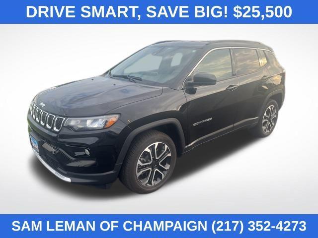 used 2023 Jeep Compass car, priced at $25,500