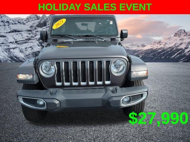 used 2021 Jeep Wrangler Unlimited car, priced at $27,990