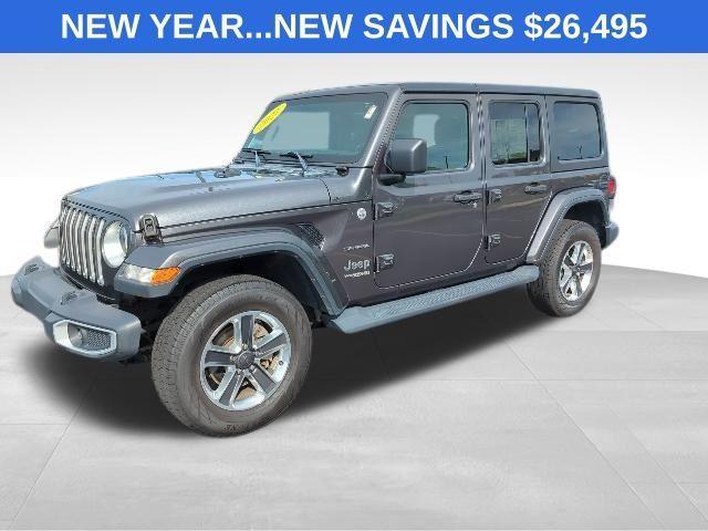 used 2021 Jeep Wrangler Unlimited car, priced at $26,495