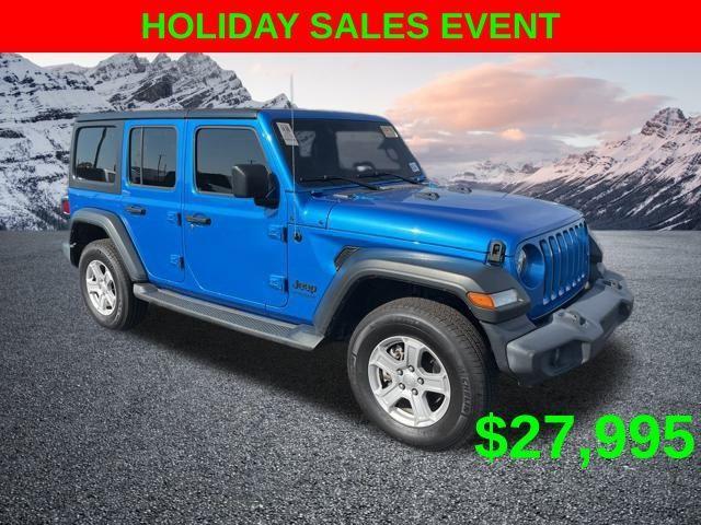 used 2022 Jeep Wrangler Unlimited car, priced at $27,995