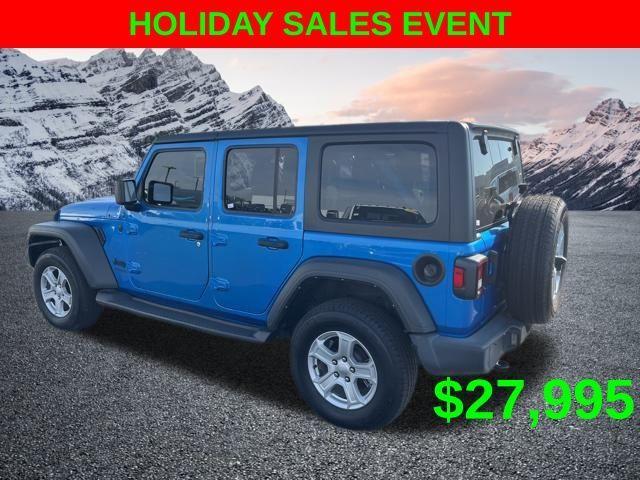 used 2022 Jeep Wrangler Unlimited car, priced at $27,995