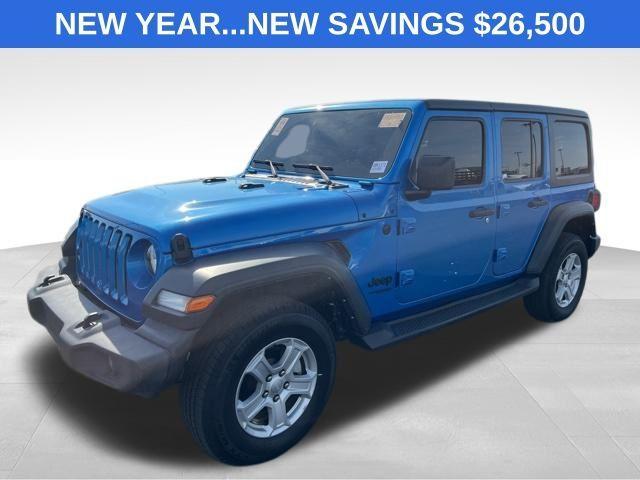 used 2022 Jeep Wrangler Unlimited car, priced at $26,500