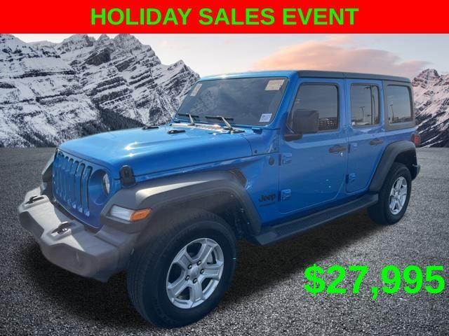 used 2022 Jeep Wrangler Unlimited car, priced at $27,995