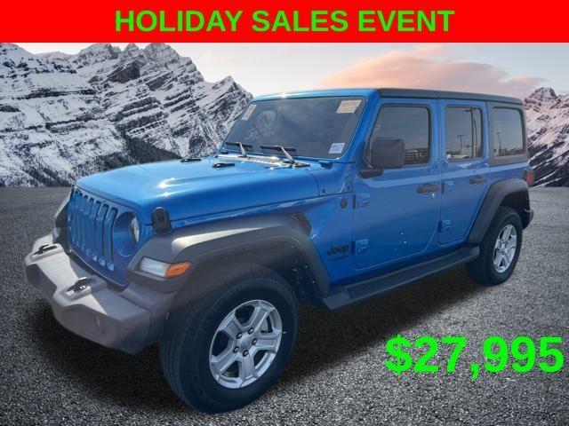 used 2022 Jeep Wrangler Unlimited car, priced at $27,995