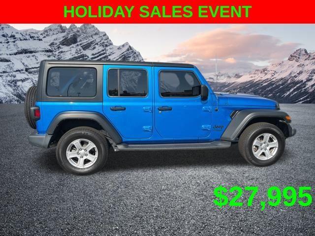 used 2022 Jeep Wrangler Unlimited car, priced at $27,995