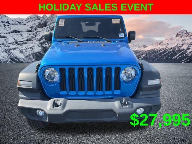 used 2022 Jeep Wrangler Unlimited car, priced at $27,995