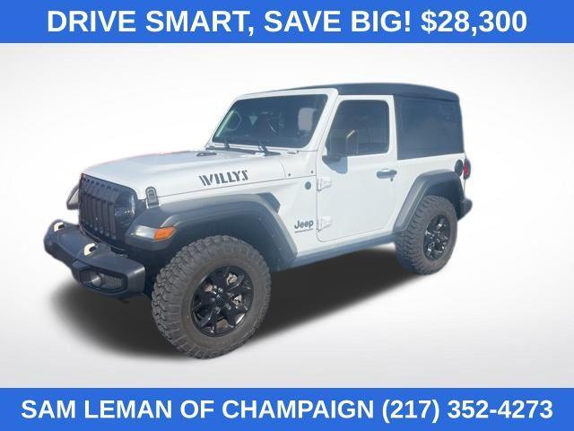used 2021 Jeep Wrangler car, priced at $28,300