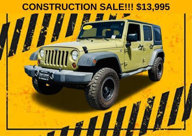 used 2013 Jeep Wrangler Unlimited car, priced at $13,995