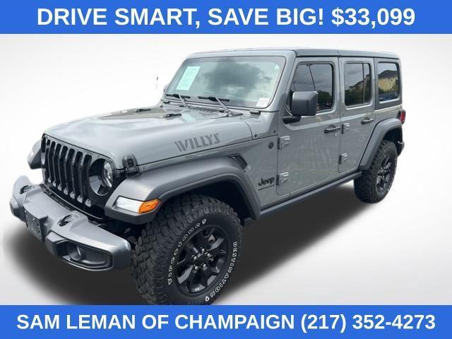 used 2023 Jeep Wrangler car, priced at $33,099
