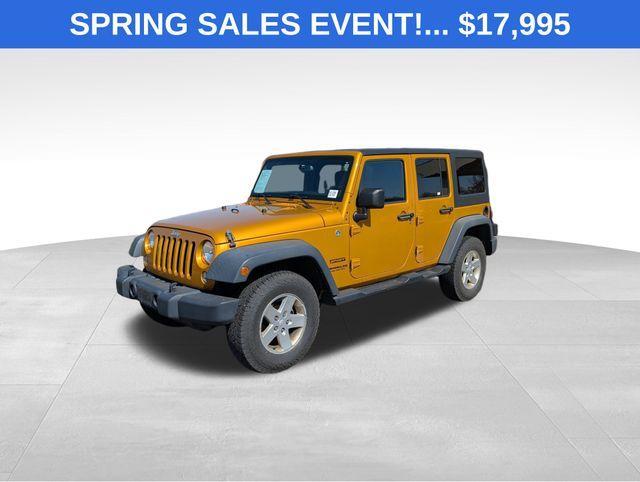 used 2014 Jeep Wrangler Unlimited car, priced at $17,995