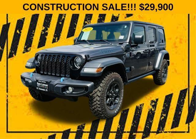 used 2023 Jeep Wrangler 4xe car, priced at $29,900