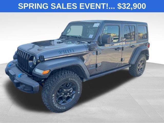 used 2023 Jeep Wrangler 4xe car, priced at $32,900