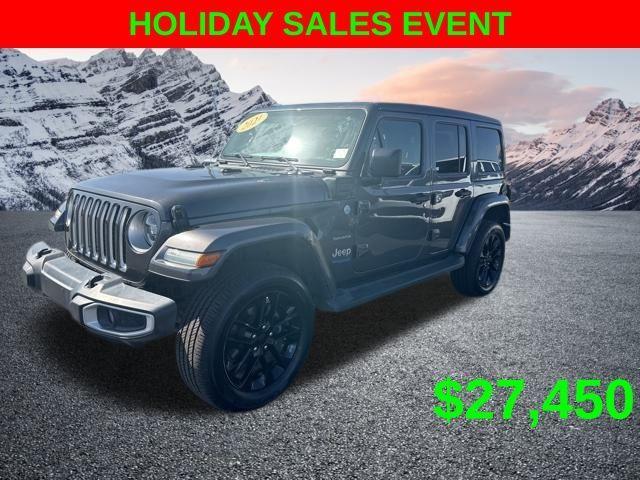 used 2021 Jeep Wrangler Unlimited 4xe car, priced at $27,450