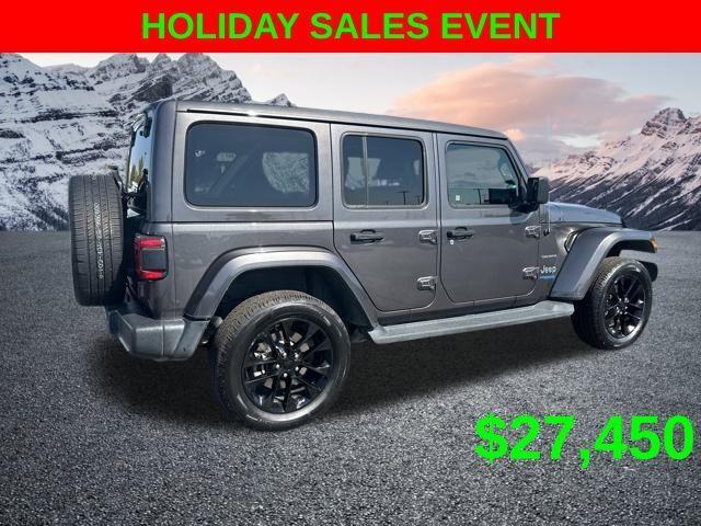 used 2021 Jeep Wrangler Unlimited 4xe car, priced at $27,450