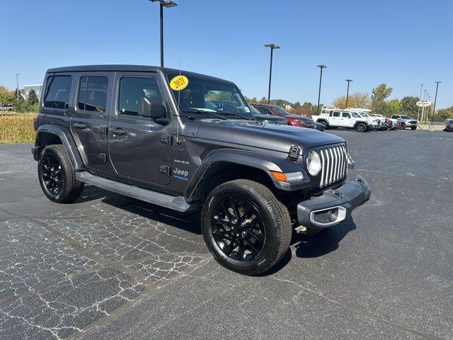 used 2021 Jeep Wrangler Unlimited 4xe car, priced at $27,995