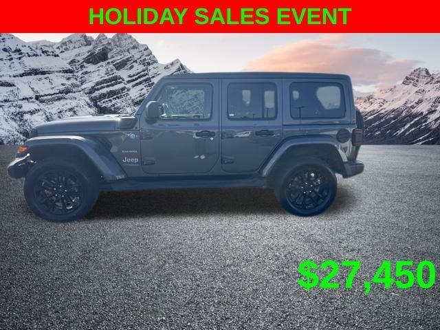 used 2021 Jeep Wrangler Unlimited 4xe car, priced at $27,450