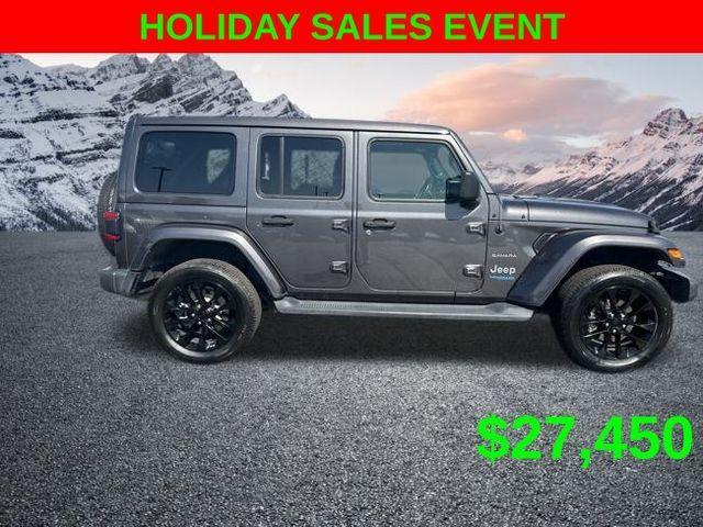 used 2021 Jeep Wrangler Unlimited 4xe car, priced at $27,450