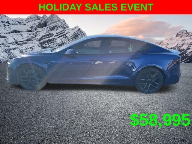 used 2022 Tesla Model S car, priced at $58,995