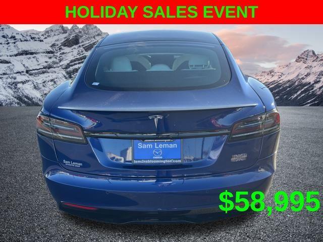 used 2022 Tesla Model S car, priced at $58,995