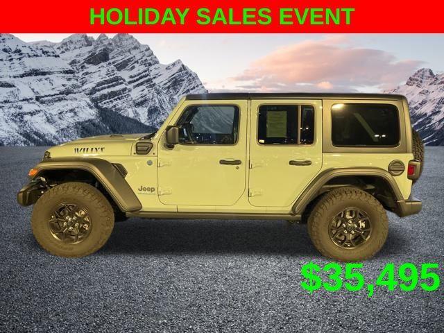 used 2024 Jeep Wrangler 4xe car, priced at $35,495