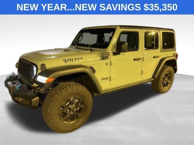 used 2024 Jeep Wrangler 4xe car, priced at $35,350