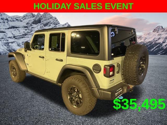 used 2024 Jeep Wrangler 4xe car, priced at $35,495