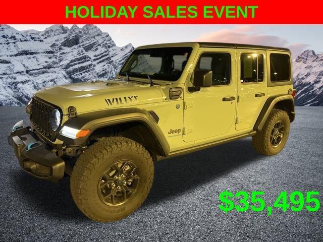 used 2024 Jeep Wrangler 4xe car, priced at $35,495