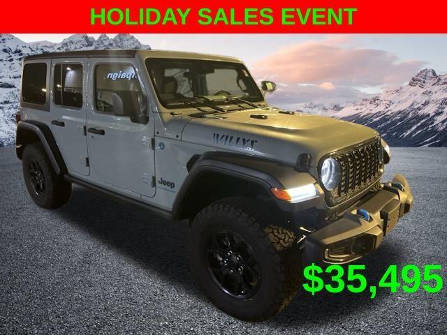 used 2024 Jeep Wrangler 4xe car, priced at $35,495