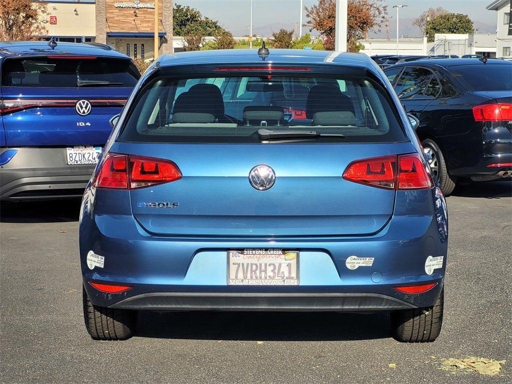 used 2016 Volkswagen e-Golf car, priced at $11,900