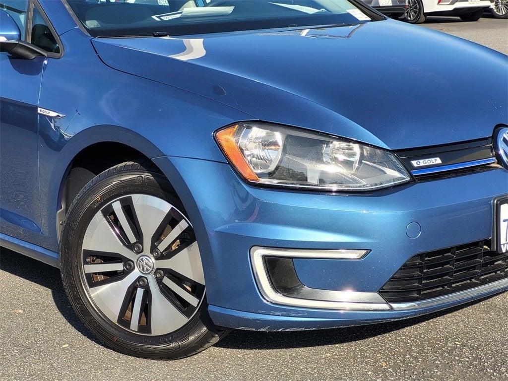 used 2016 Volkswagen e-Golf car, priced at $11,900