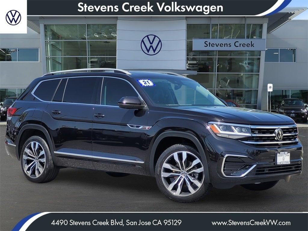 used 2021 Volkswagen Atlas car, priced at $38,700