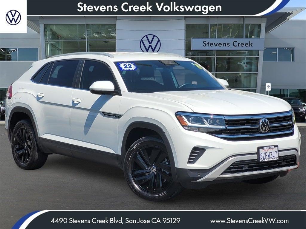 used 2022 Volkswagen Atlas Cross Sport car, priced at $27,500