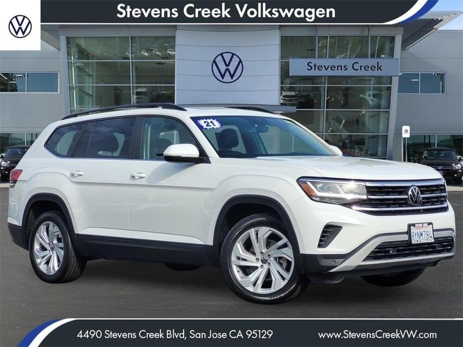 used 2021 Volkswagen Atlas car, priced at $31,995