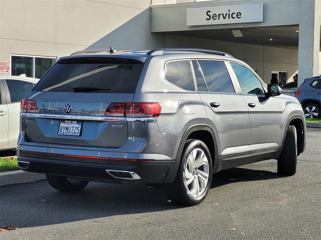 used 2021 Volkswagen Atlas car, priced at $31,900