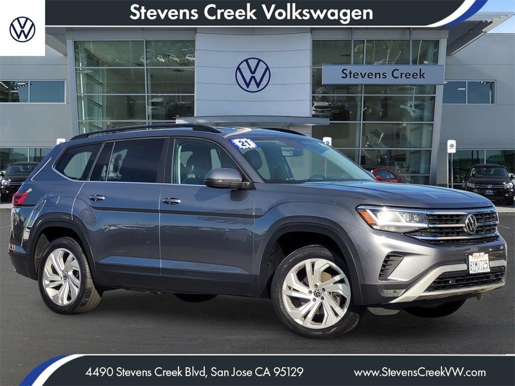 used 2021 Volkswagen Atlas car, priced at $31,900