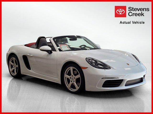 used 2023 Porsche 718 Boxster car, priced at $59,900