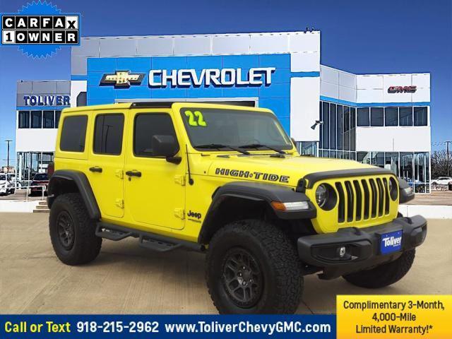 used 2022 Jeep Wrangler Unlimited car, priced at $39,403