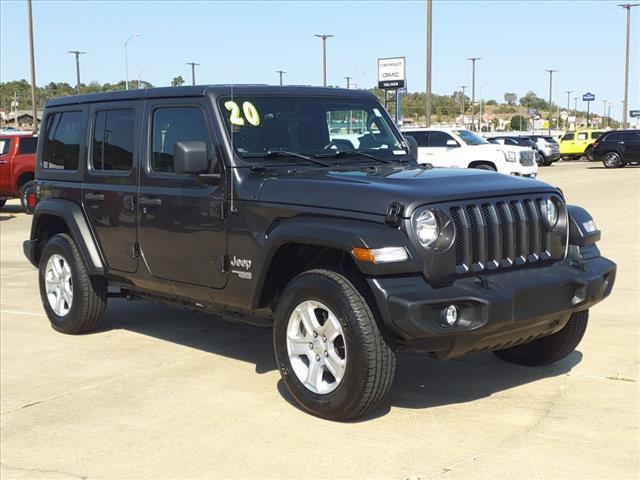 used 2020 Jeep Wrangler Unlimited car, priced at $22,532