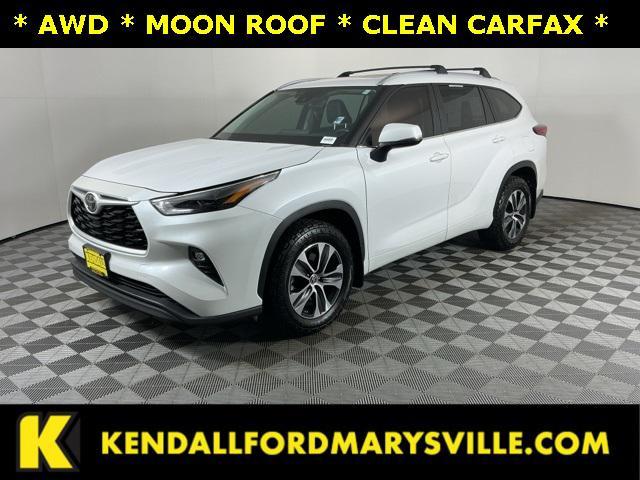 used 2023 Toyota Highlander car, priced at $38,572
