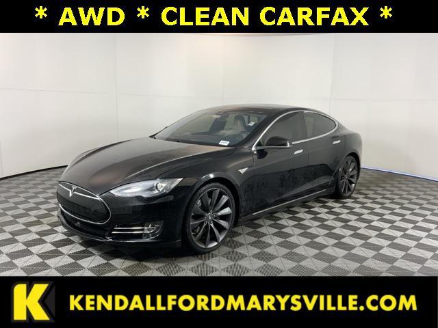 used 2015 Tesla Model S car, priced at $19,971